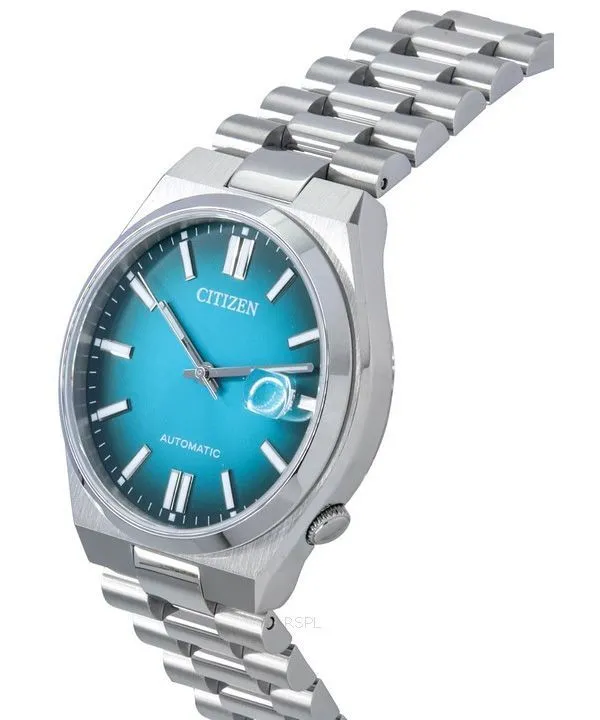 Citizen Tsuyosa Stainless Steel Turquoise Dial Automatic NJ0151-88X Mens Watch