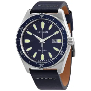 Citizen Vintage Brycen Eco-Drive Blue Dial Men's Watch AW1591-01L