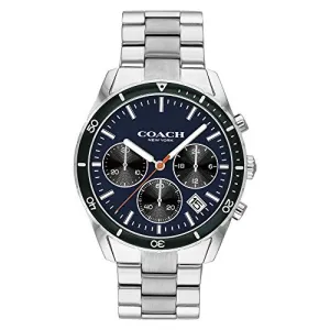 Coach Thompson Silver Sports Men's Watch 14602383