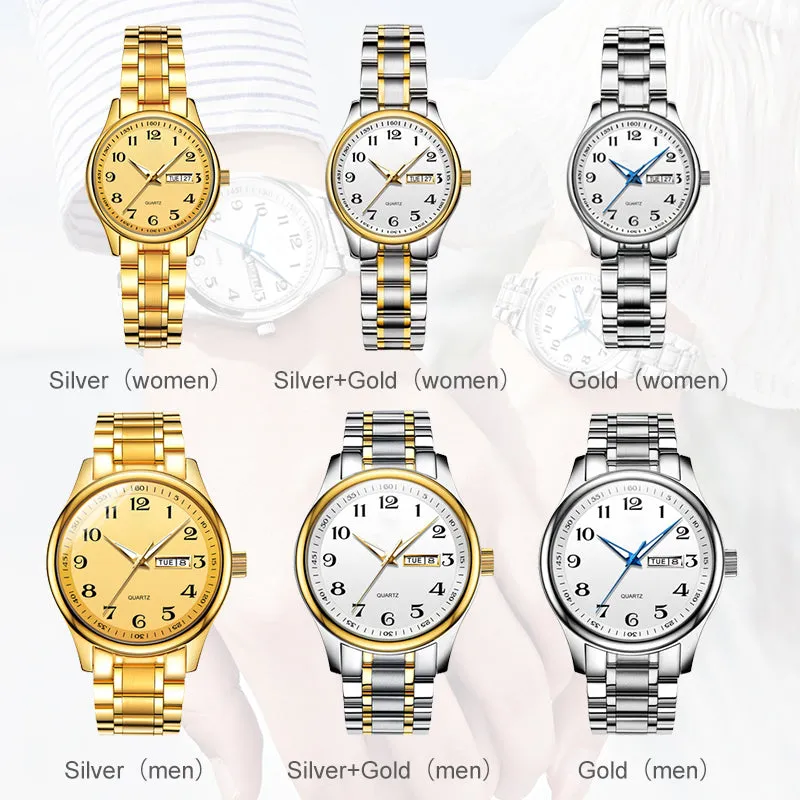 Couple Pair Quartz Watches