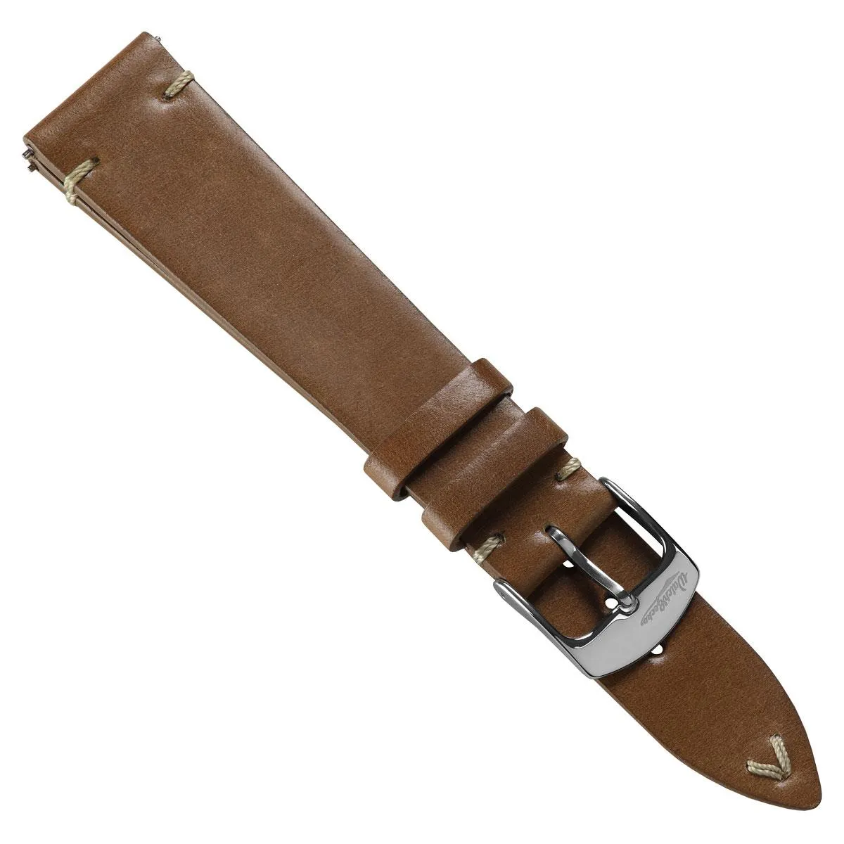 Cromford Horween Shell Cordovan Leather Watch Strap - Light Brown