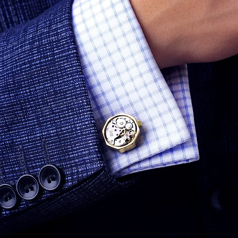CUFFLINKS "WATCH LOVER"
