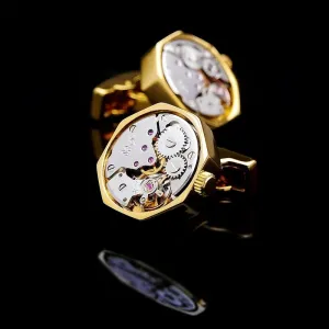 CUFFLINKS "WATCH LOVER"