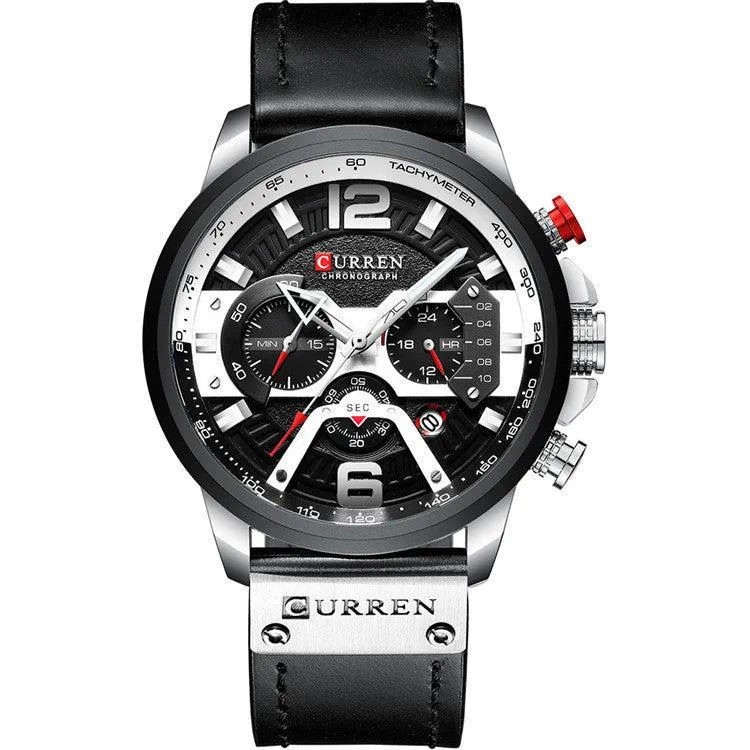 Curren Men's Hot Luxury Chronograph Quartz Wrist Watch For Men 8329