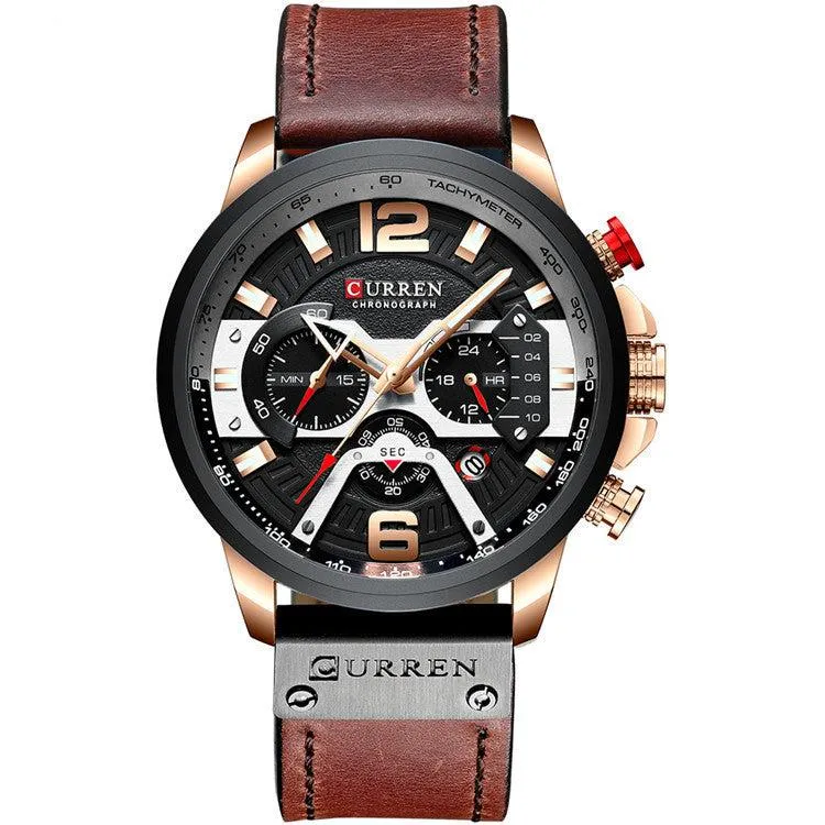 Curren Men's Hot Luxury Chronograph Quartz Wrist Watch For Men 8329