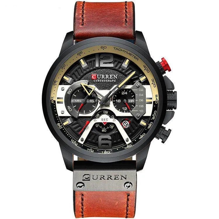 Curren Men's Hot Luxury Chronograph Quartz Wrist Watch For Men 8329