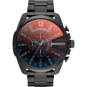 Diesel Black Stainless Steel Black Dial Quartz Watch for Gents - DZ4318