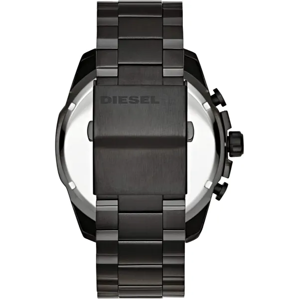 Diesel Black Stainless Steel Black Dial Quartz Watch for Gents - DZ4318