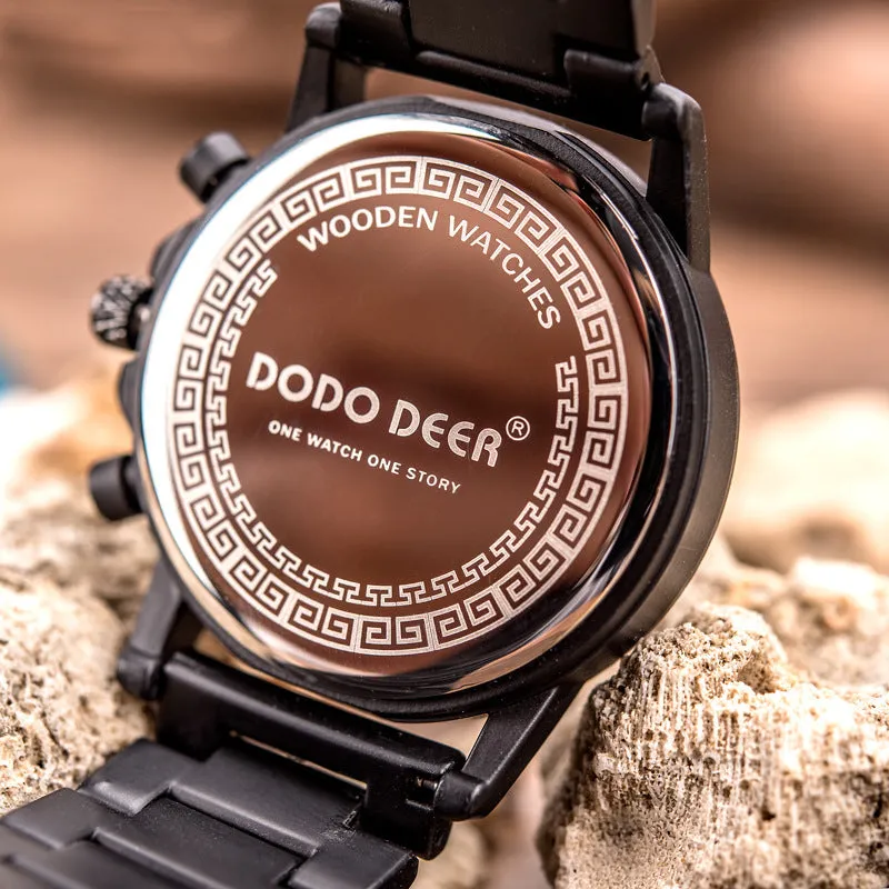 DODO DEER Wooden Quartz Watch For Men