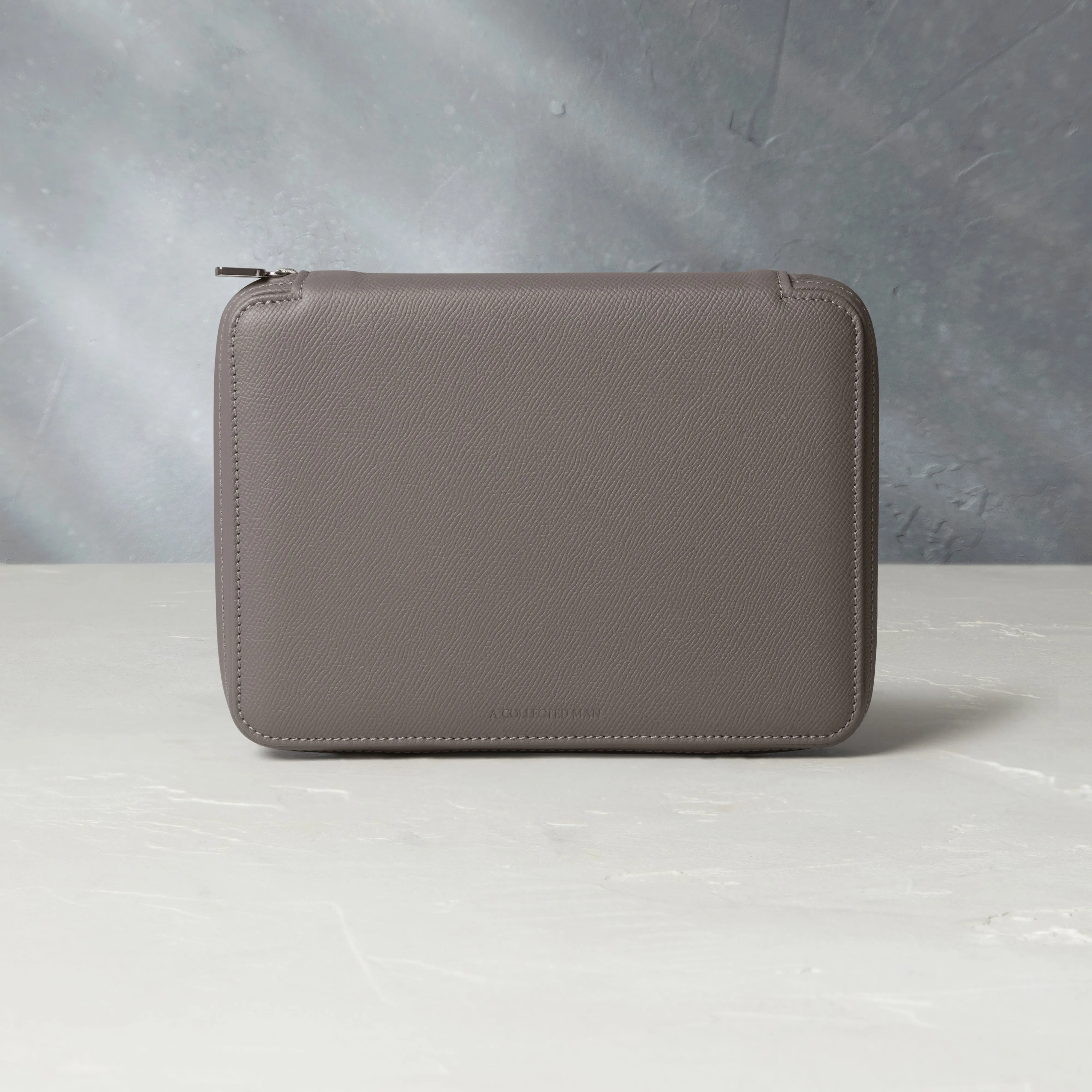 eight-watch folio, grained leather