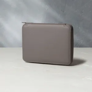 eight-watch folio, grained leather
