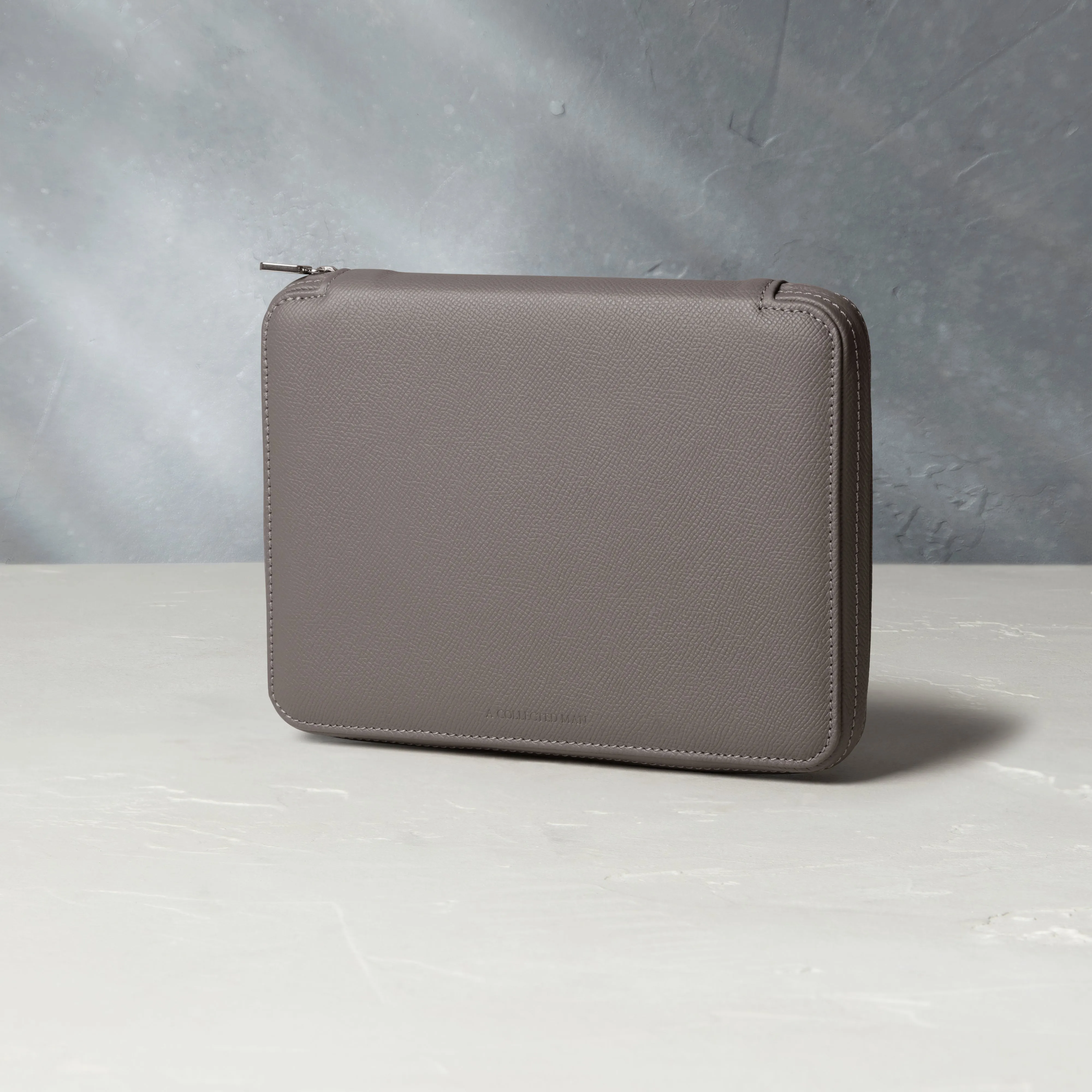 eight-watch folio, grained leather