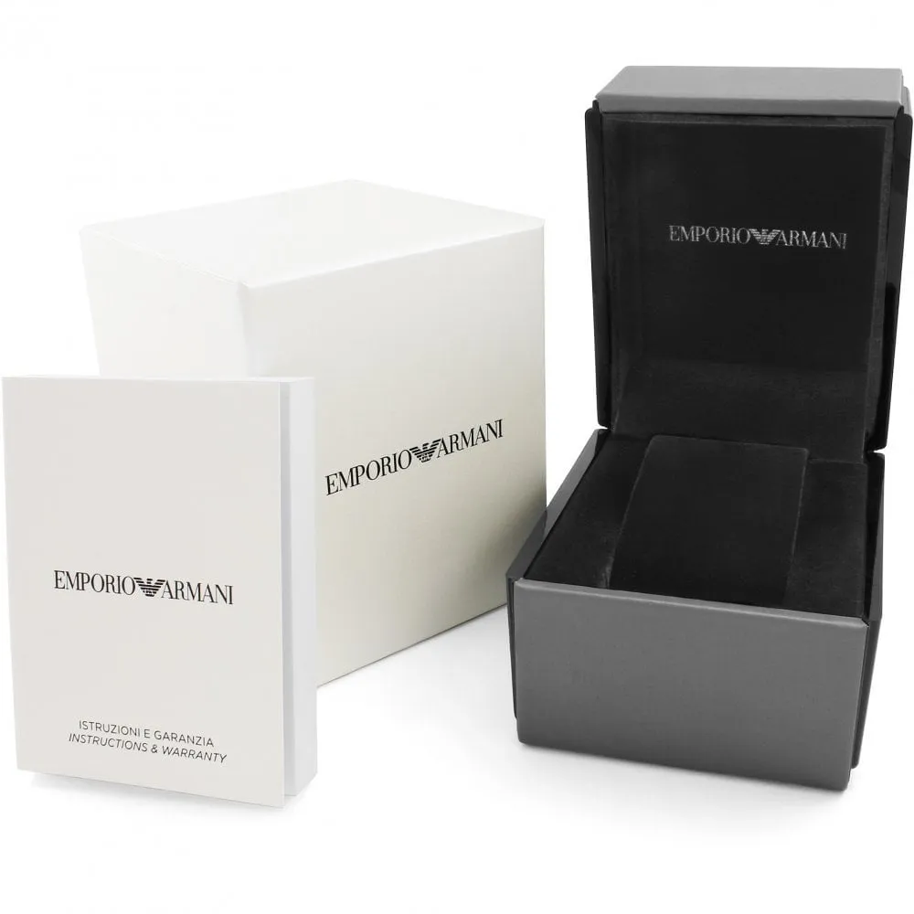 Emporio Armani Chronograph Stainless Steel Green Dial Men's Watch AR11507