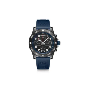 Endurance Pro Chrono B82 Black Breitlight Case Crwn Blue Rubber DIVER PRO III Strap