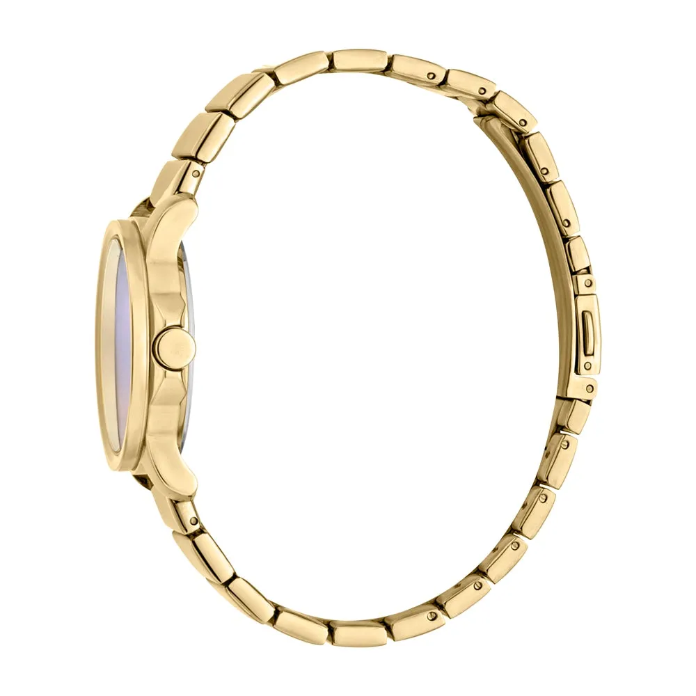 Esprit Ladies Stainless Steel Watch With Mop White Dial