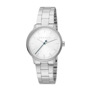 Esprit Ladies Watch Ss Case &Â  Bracelet With Silver Color Dial