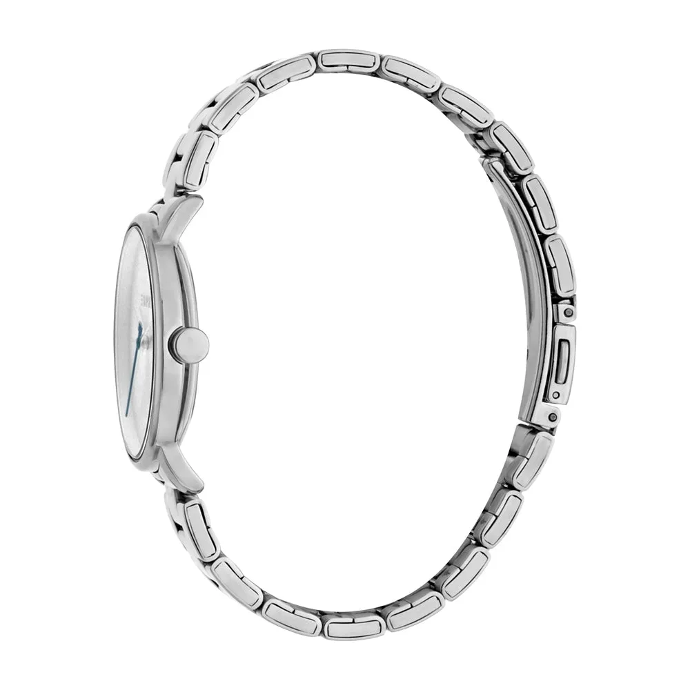 Esprit Ladies Watch Ss Case &Â  Bracelet With Silver Color Dial