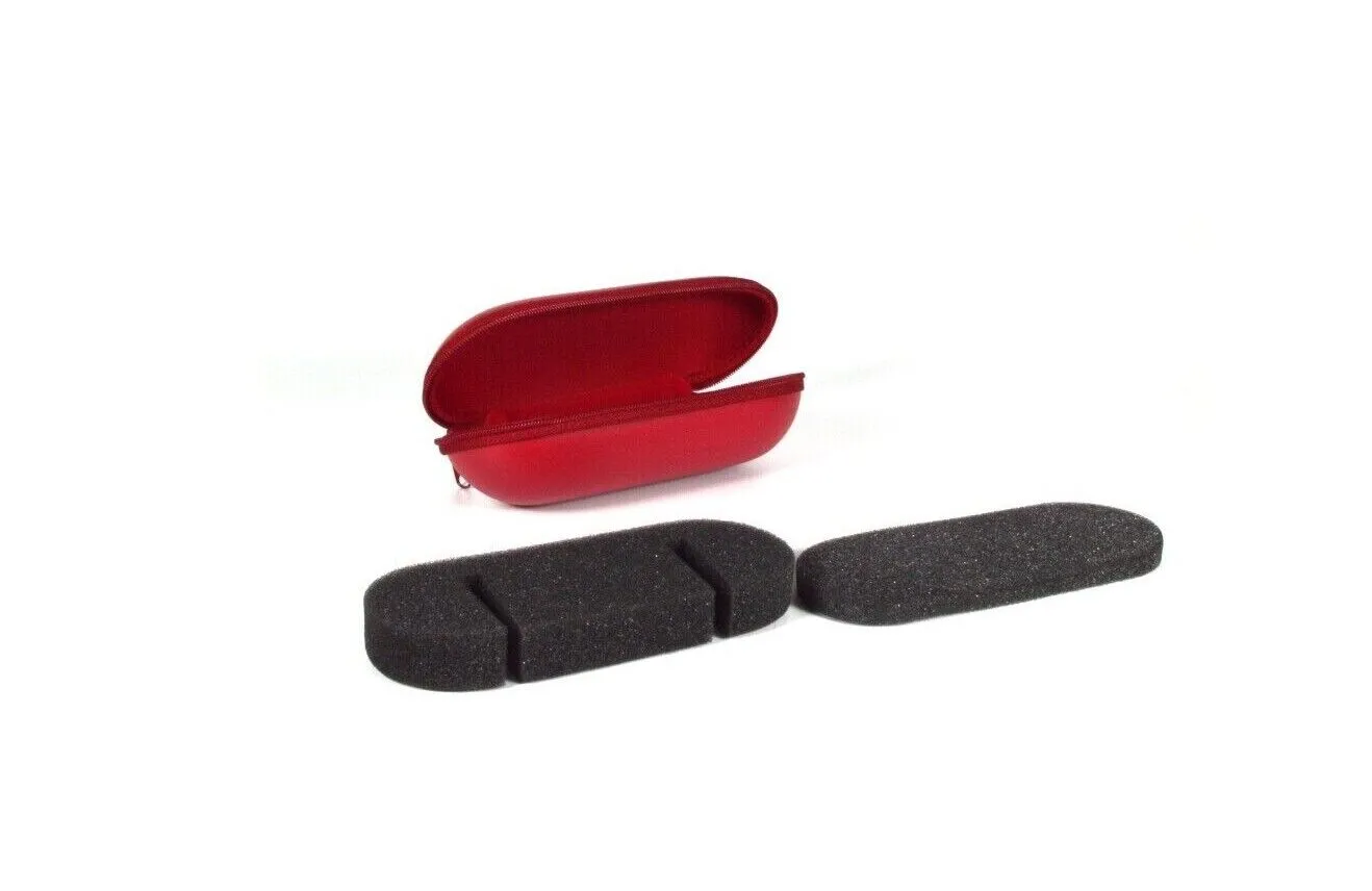 Experts Watches Travel Service Case - Red Watch Box with Foam Inserts