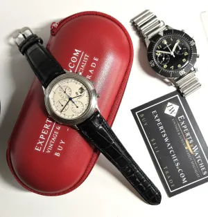 Experts Watches Travel Service Case - Red Watch Box with Foam Inserts