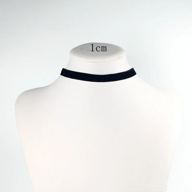 Fashion Retro Gothic Short Velvet Necklace
