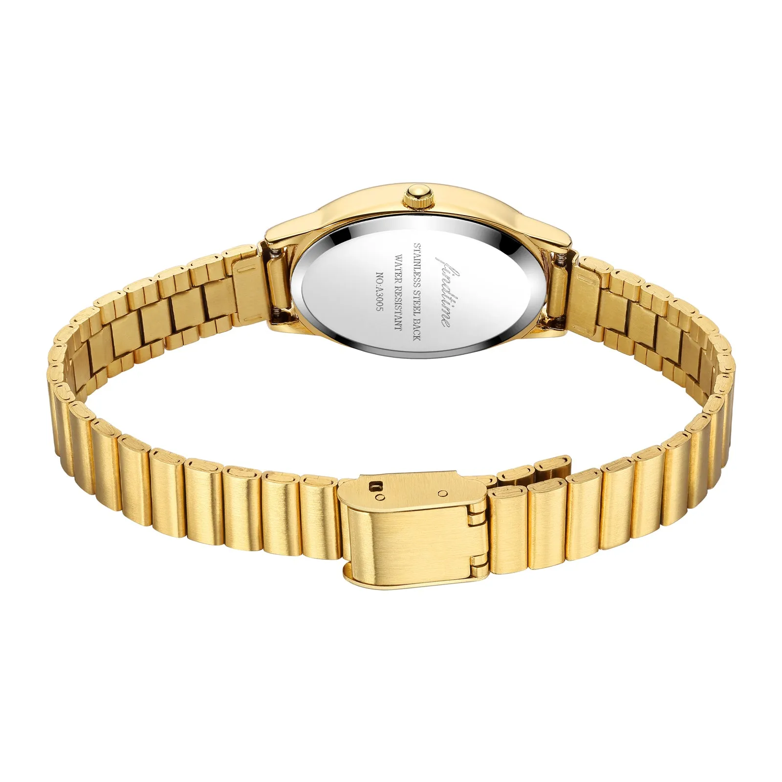 Findtime Ladies Watches Gold Watches for Women with Adjustable Watchband-A3005