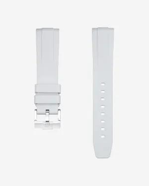 FKM Rubber Strap for Omega Seamaster 300 Diver - White