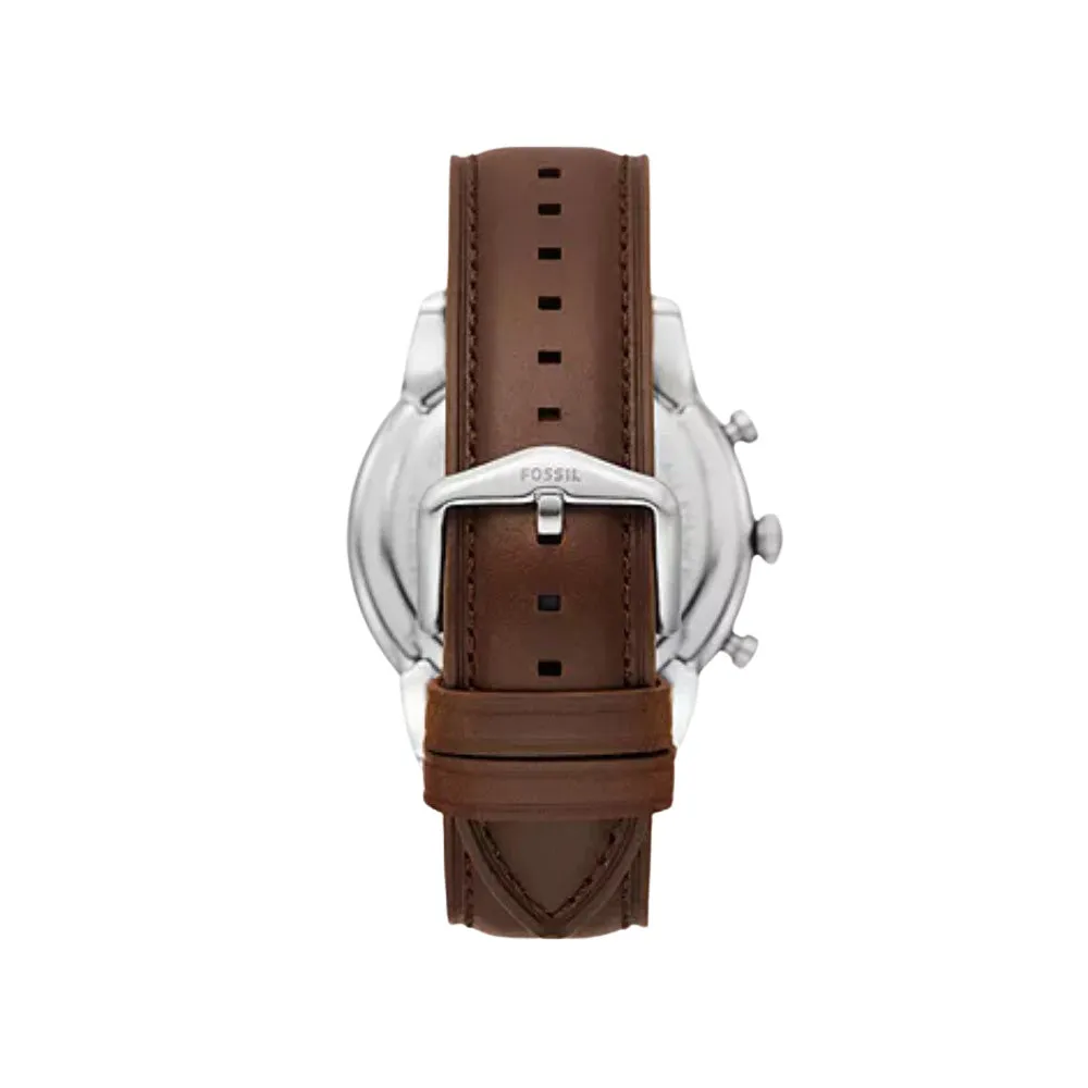 Fossil Men's Townsman Chronograph Brown Lite Hide™ Leather Watch and Bracelet Set