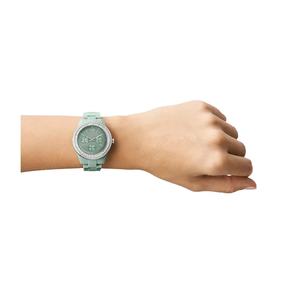 Fossil Stella Women's Multifunction Green Castor Oil Watch