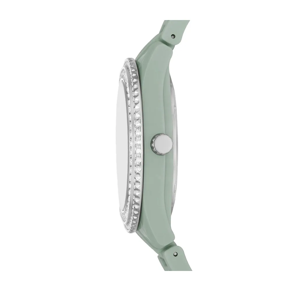 Fossil Stella Women's Multifunction Green Castor Oil Watch