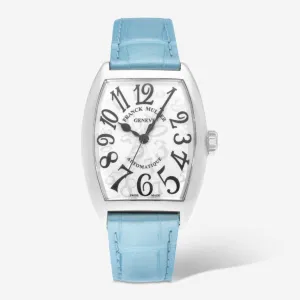 Franck Muller Cintrée Curvex 18K White Gold Automatic Unisex Watch 7500SCATFO