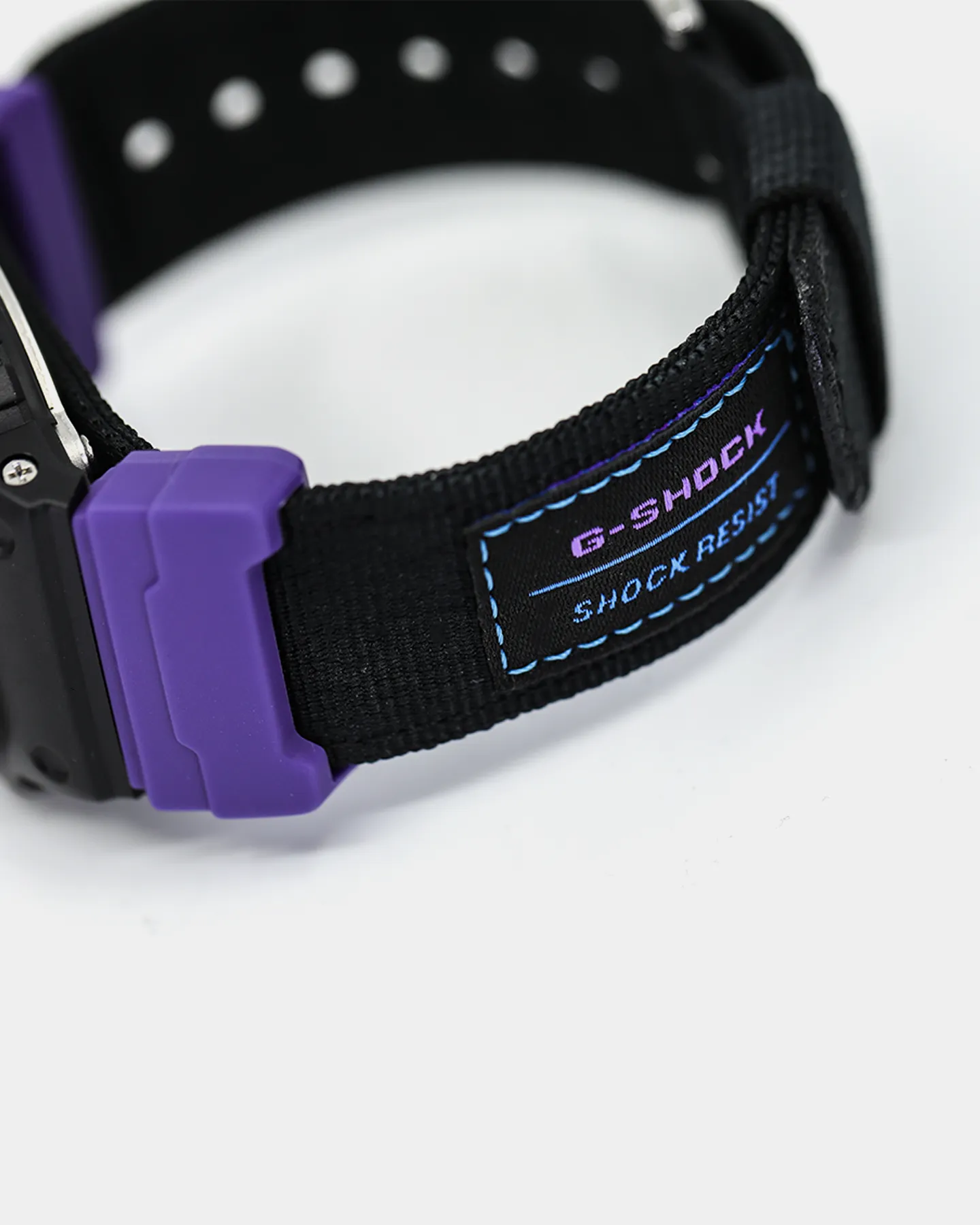 G Shock DW-5600TH Retro Replacement Band Series Black/Purple