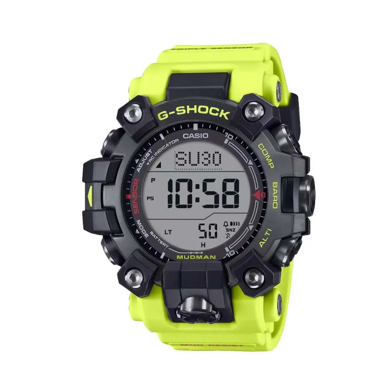 G-Shock Master of G-Land Mudman Yellow Watch, 56mm