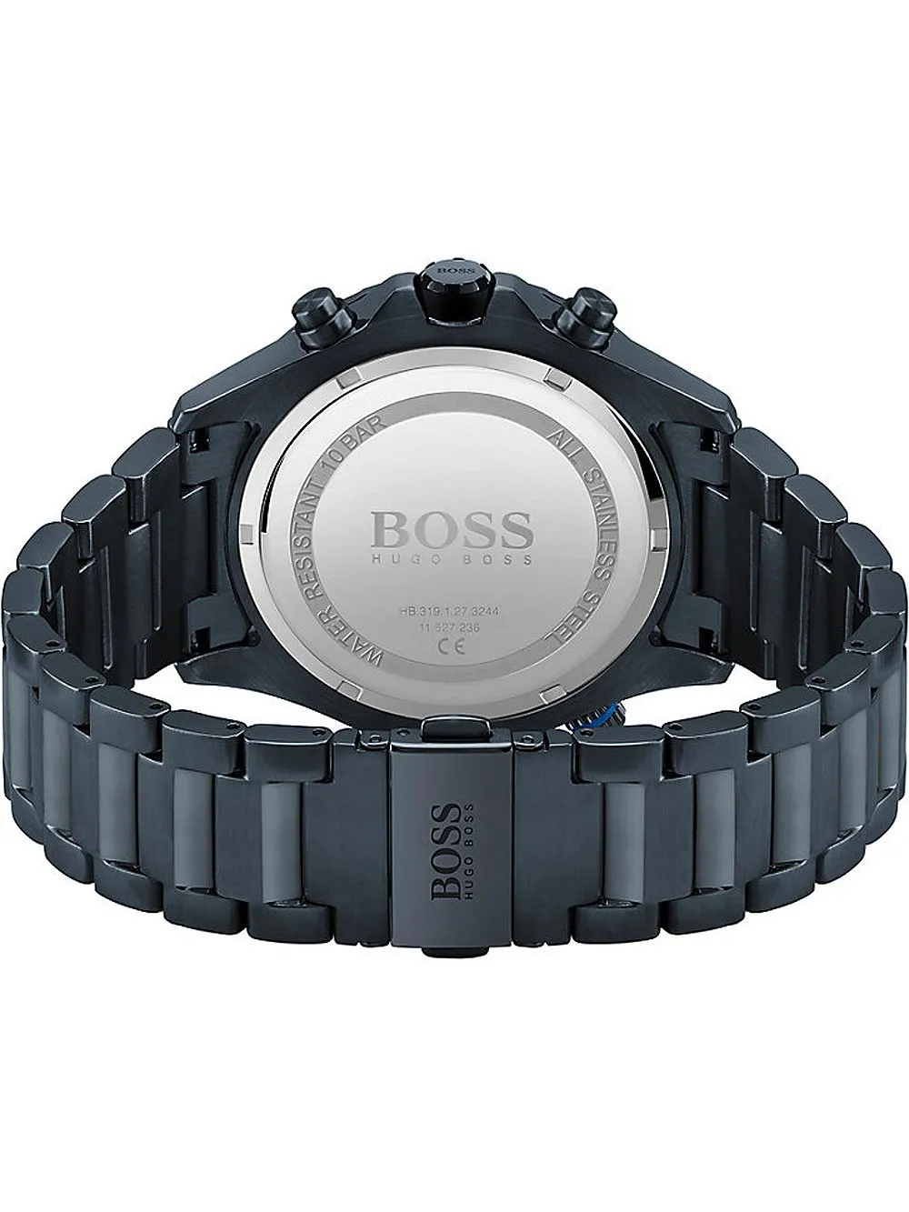Hugo Boss Globetrotter Black Dial Men's Watch 1513824