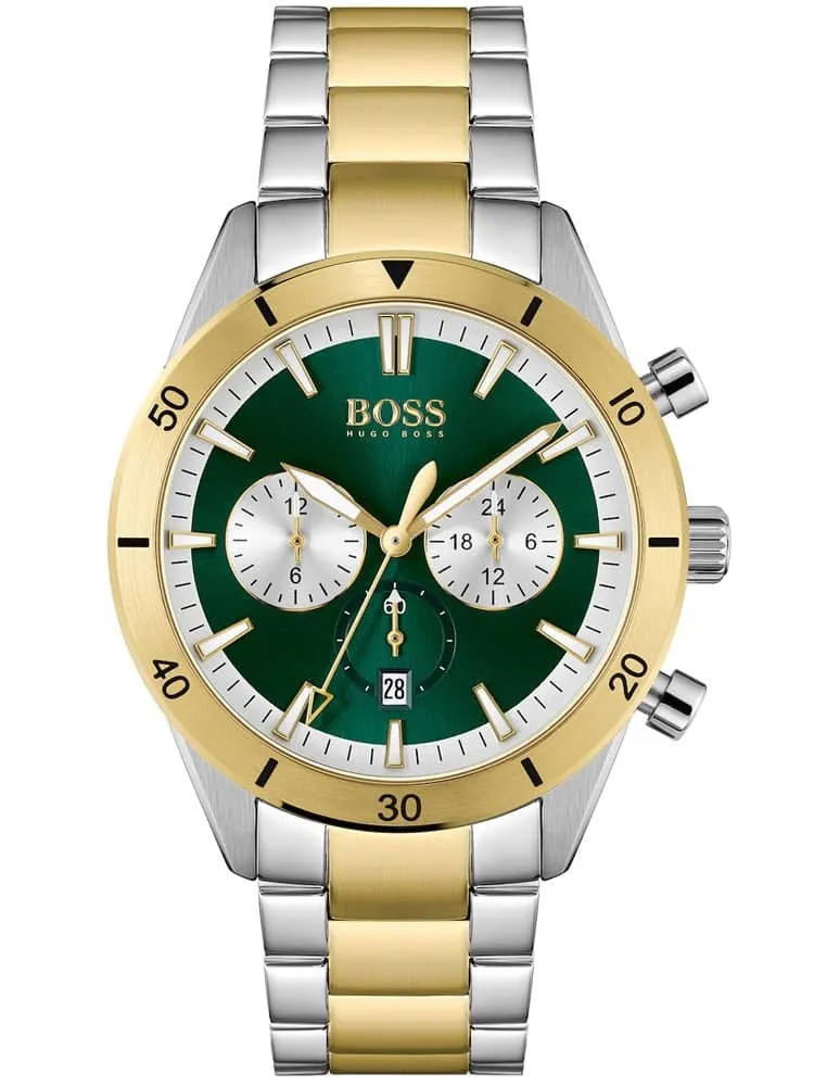Hugo Boss Santiago Two Tone Chronograph Men's Watch 1513872