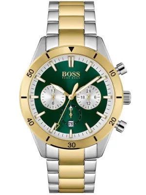 Hugo Boss Santiago Two Tone Chronograph Men's Watch 1513872