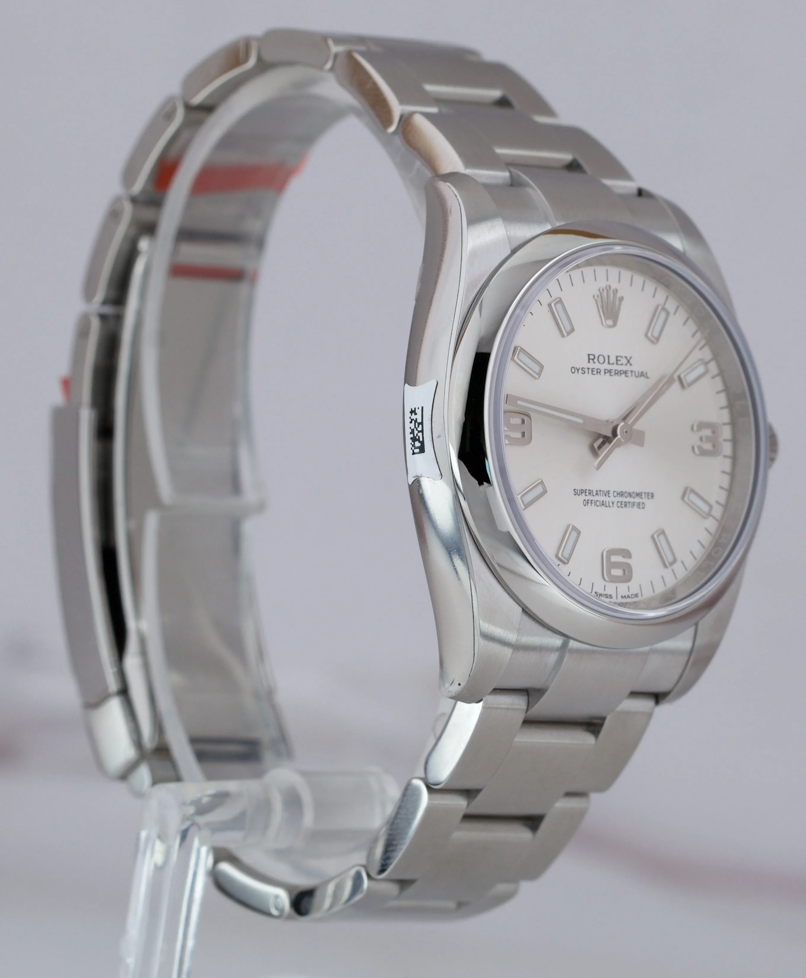 JULY 2020 NEW SEALED Rolex Oyster Perpetual Silver Stainless 34mm Watch 114200