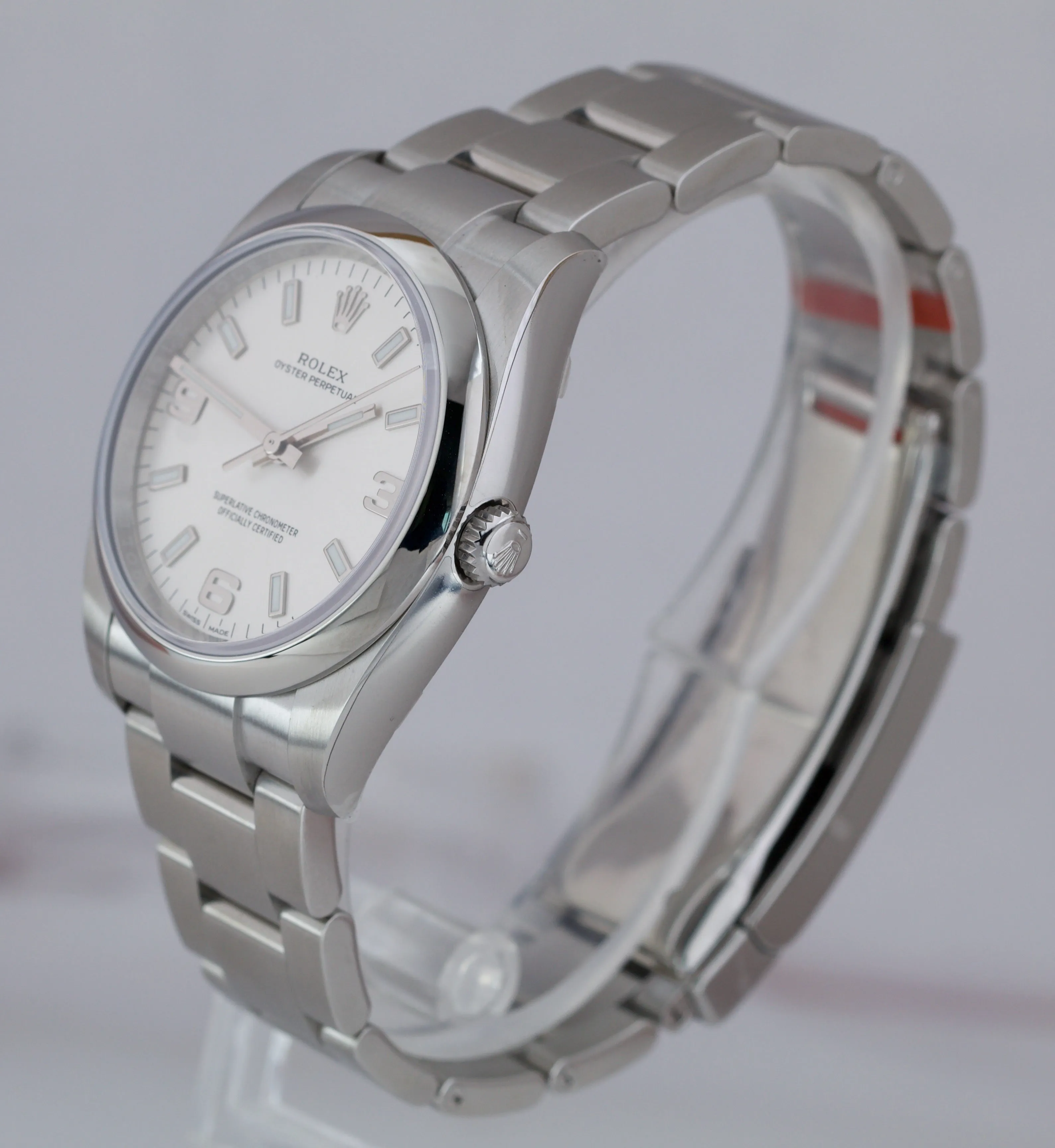 JULY 2020 NEW SEALED Rolex Oyster Perpetual Silver Stainless 34mm Watch 114200