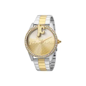 Just Cavalli Ladies Watch Silver/Gold Case & Bracelet