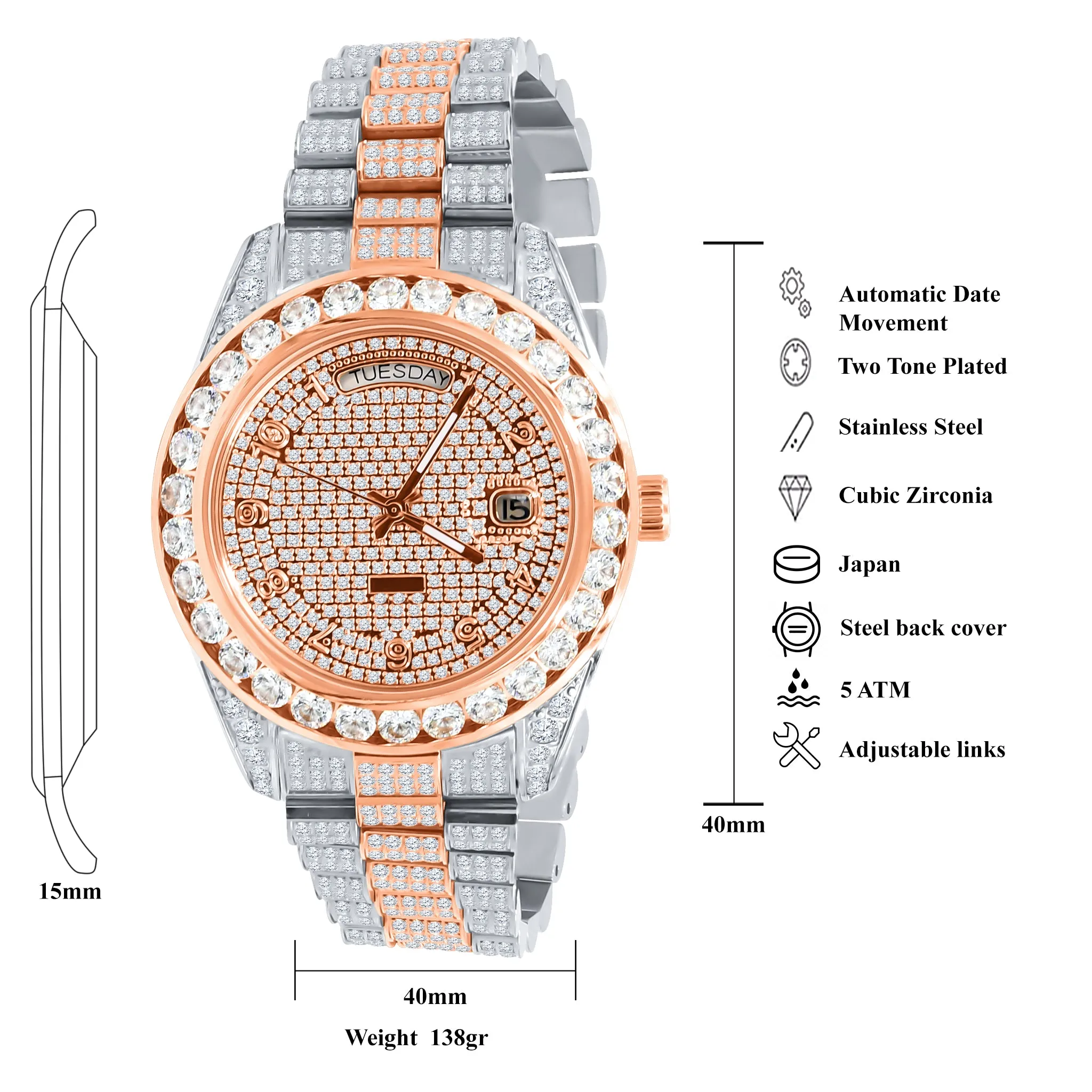 LICENTIOSUS CRYSTAL WATCH |  5307718