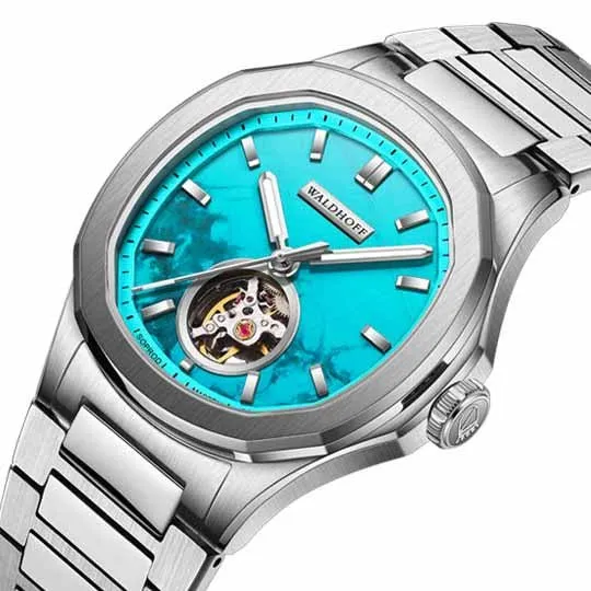 Manufaktur Waldhoff Navigator Automatic Turquoise SS