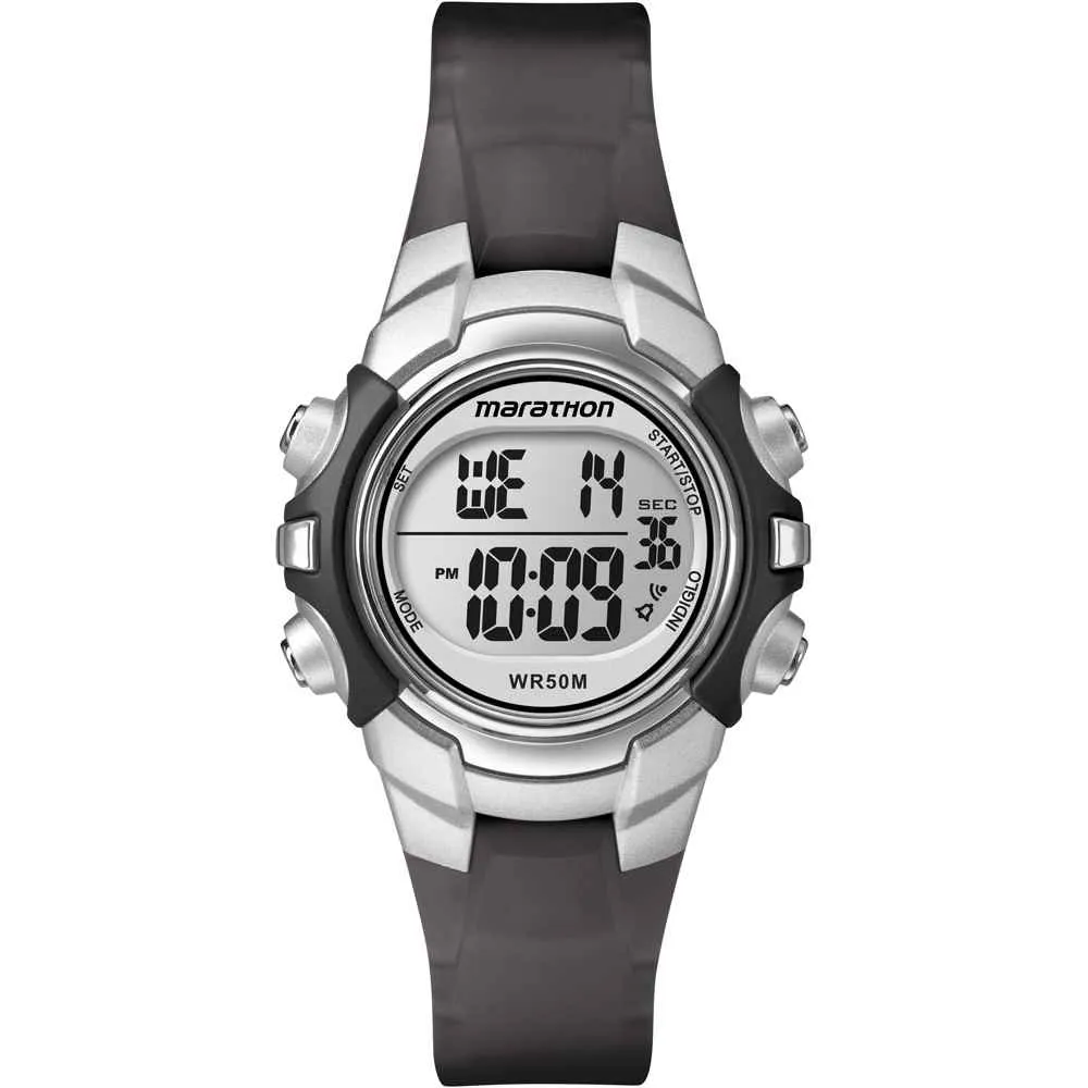 Marathon Digital Mid-Size Watch - Black/Silver