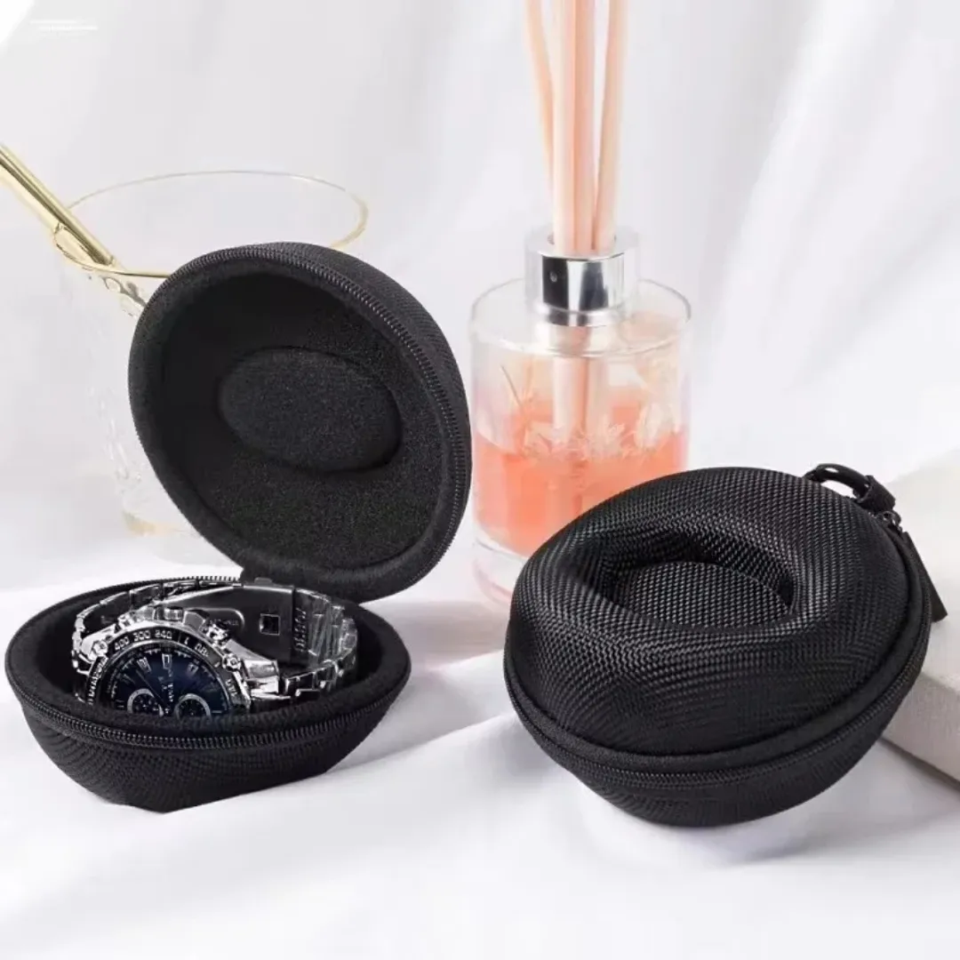 Mason | Hard Shell Watch Case – Waterproof Travel Pouch with Zipper (Multi-Color)
