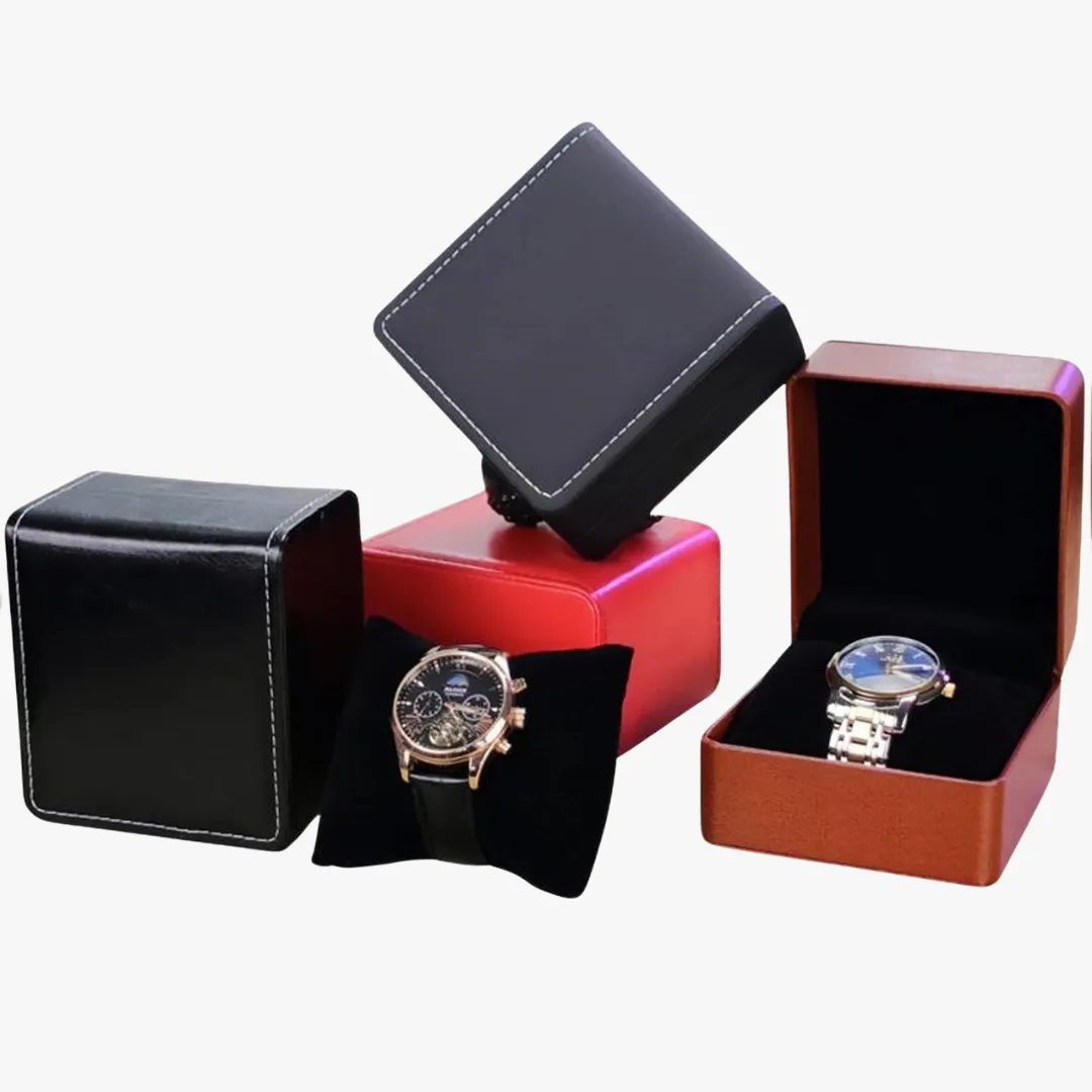 Mason | Single Watch Gift Box – Elegant PU Leather Case (Multiple Colors)