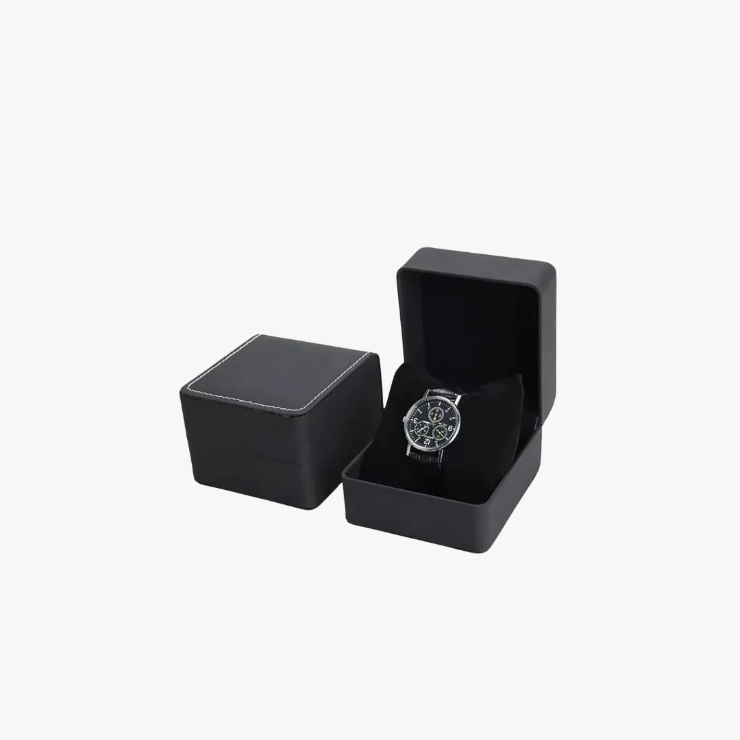 Mason | Single Watch Gift Box – Elegant PU Leather Case (Multiple Colors)