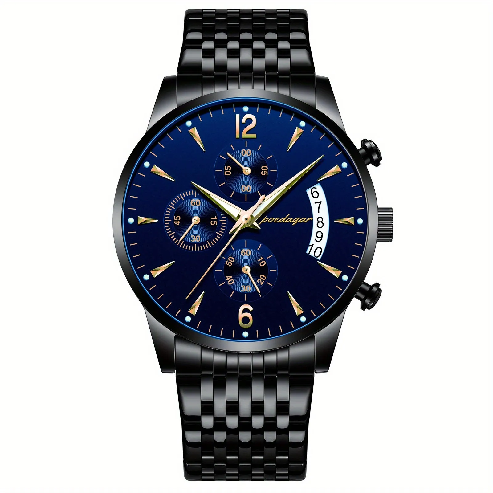 Mens Waterproof Luminous Quartz Watch
