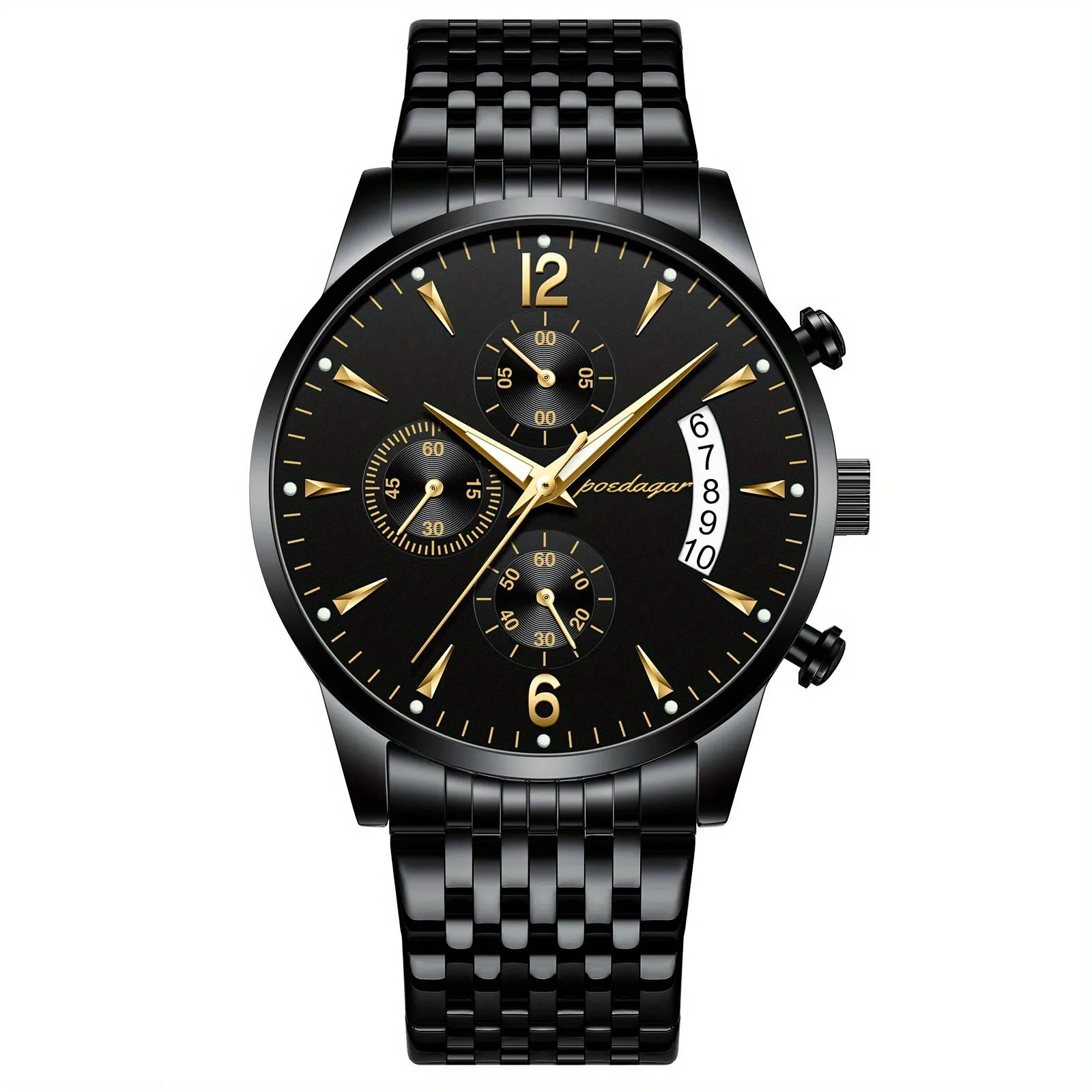 Mens Waterproof Luminous Quartz Watch