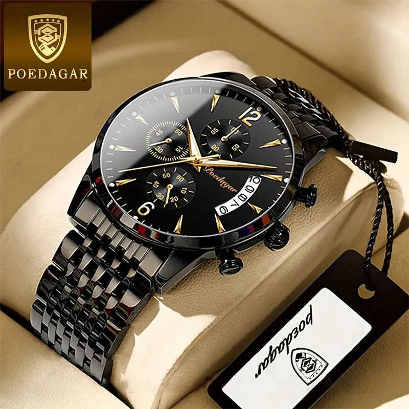Mens Waterproof Luminous Quartz Watch
