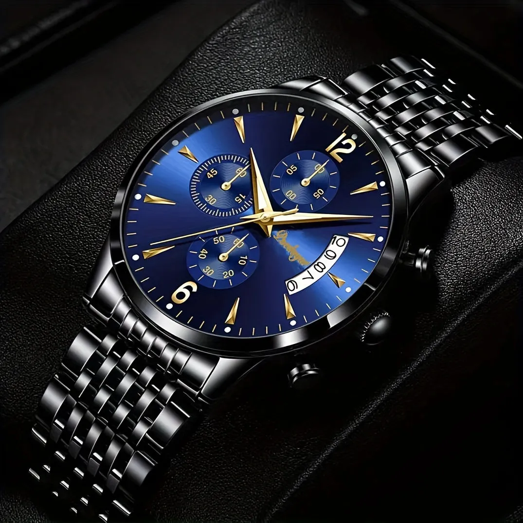 Mens Waterproof Luminous Quartz Watch