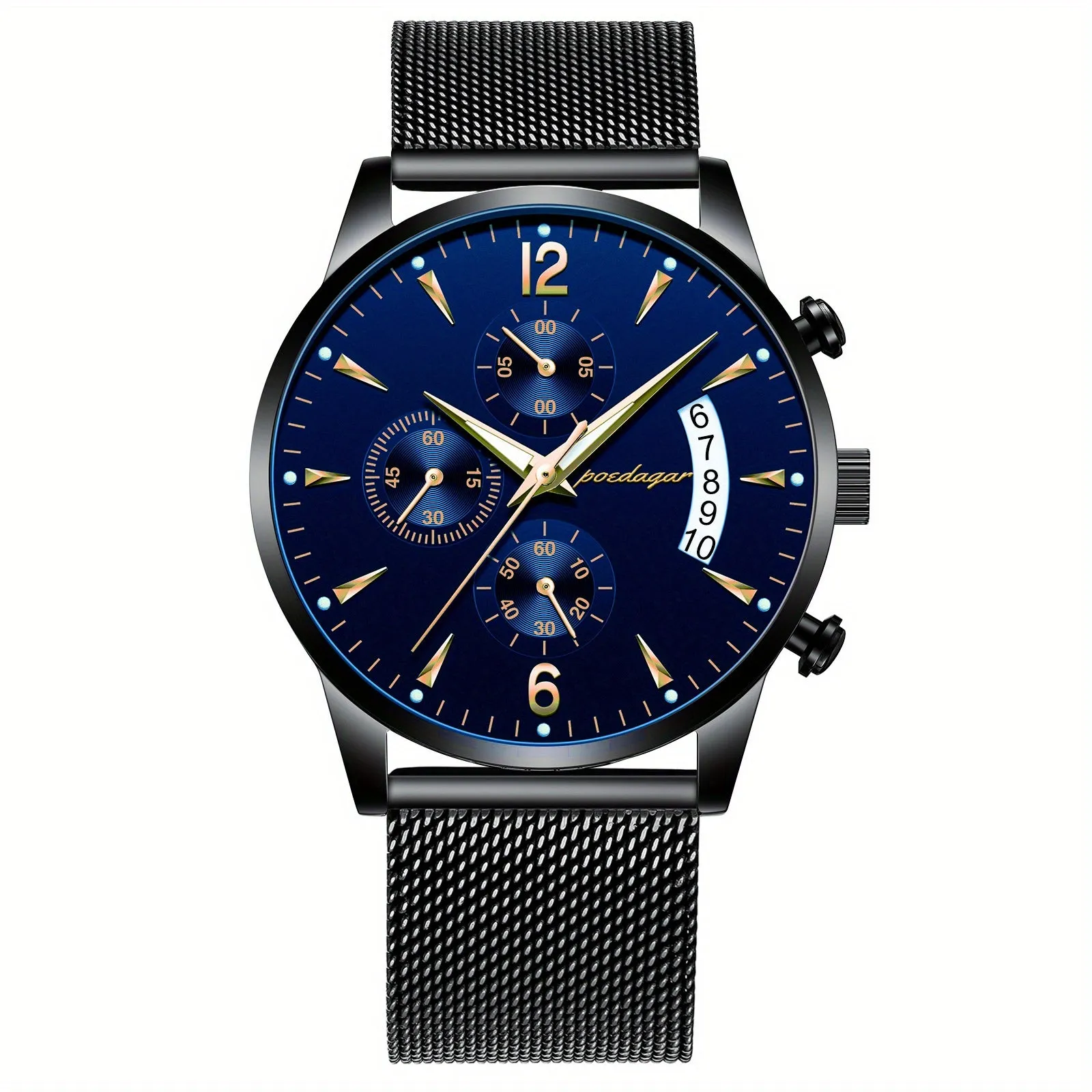 Mens Waterproof Luminous Quartz Watch