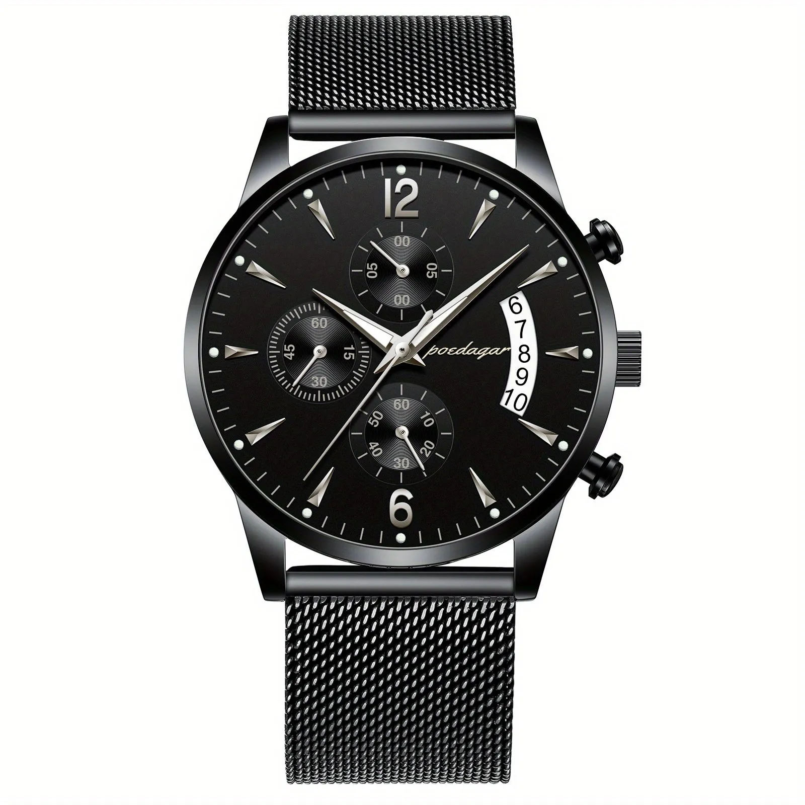 Mens Waterproof Luminous Quartz Watch